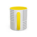 Light Grey Grid Mug (Multi-Size & Color)
