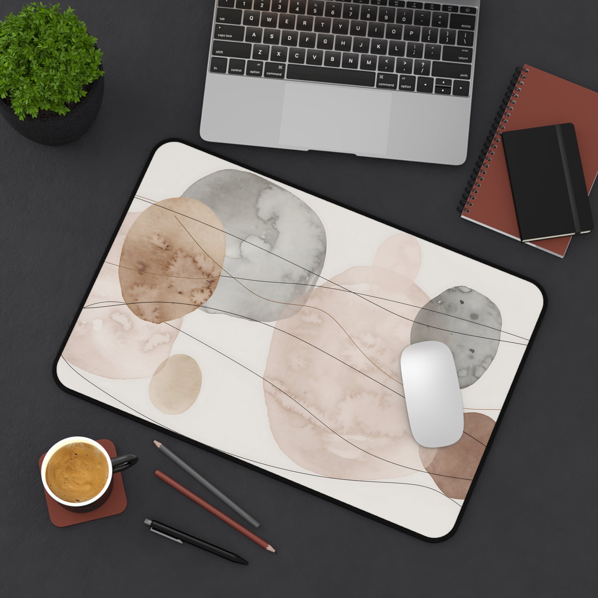 Neutral Oat Office Surface Protector