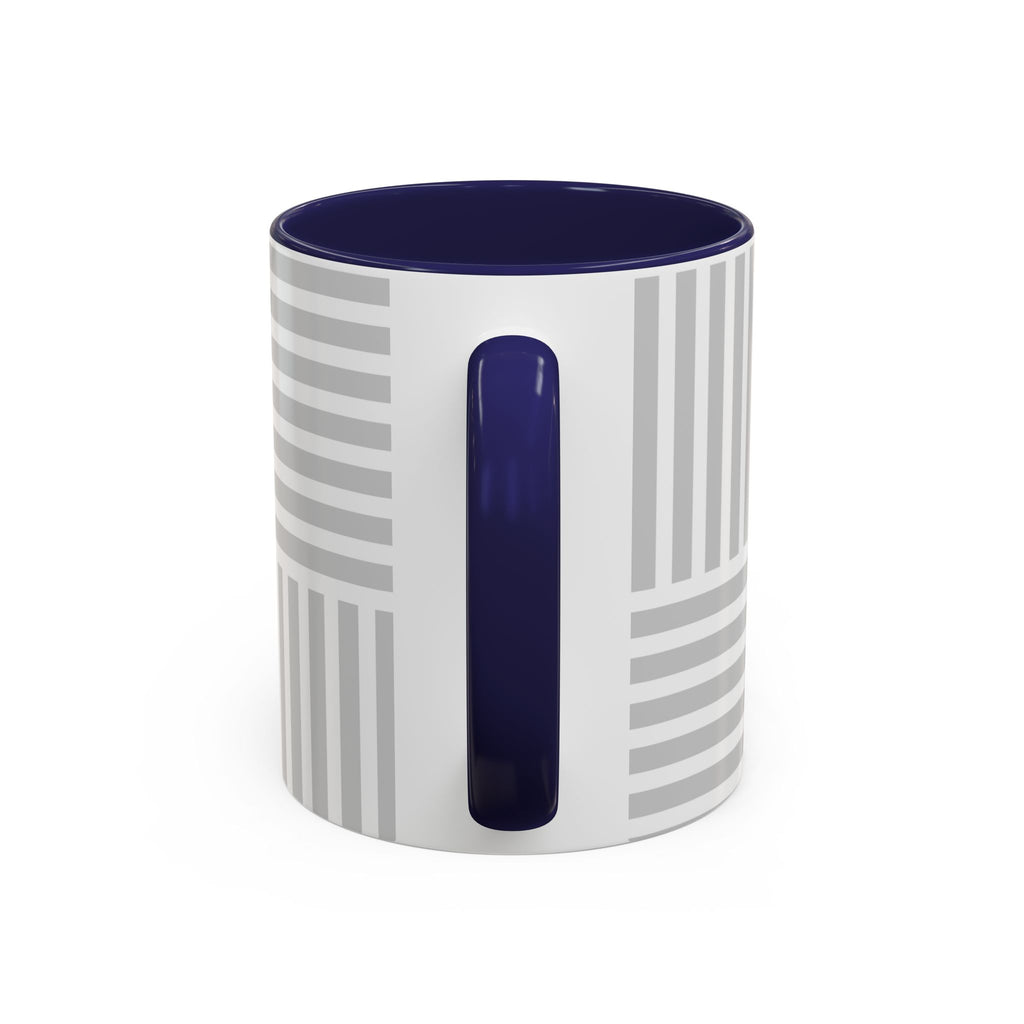 Light Grey Grid Mug (Multi-Size & Color)
