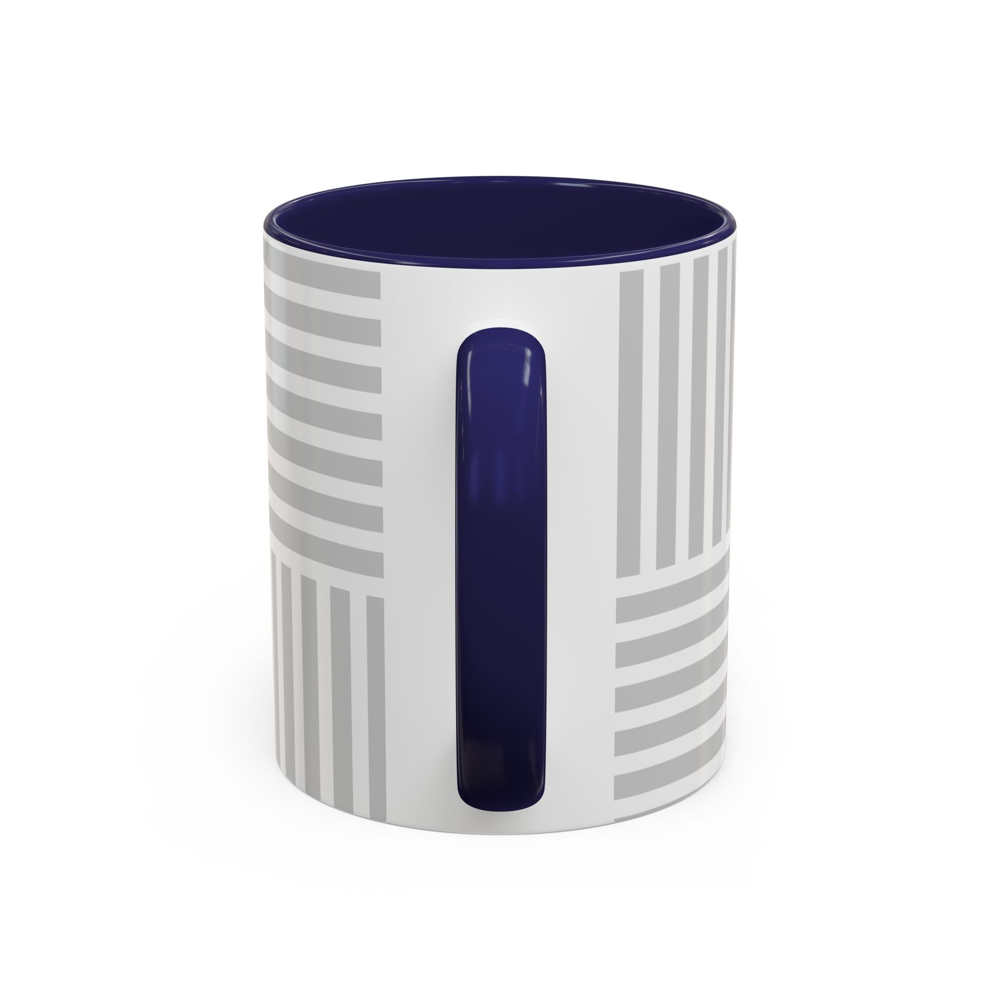 Light Grey Grid Mug (Multi-Size & Color)