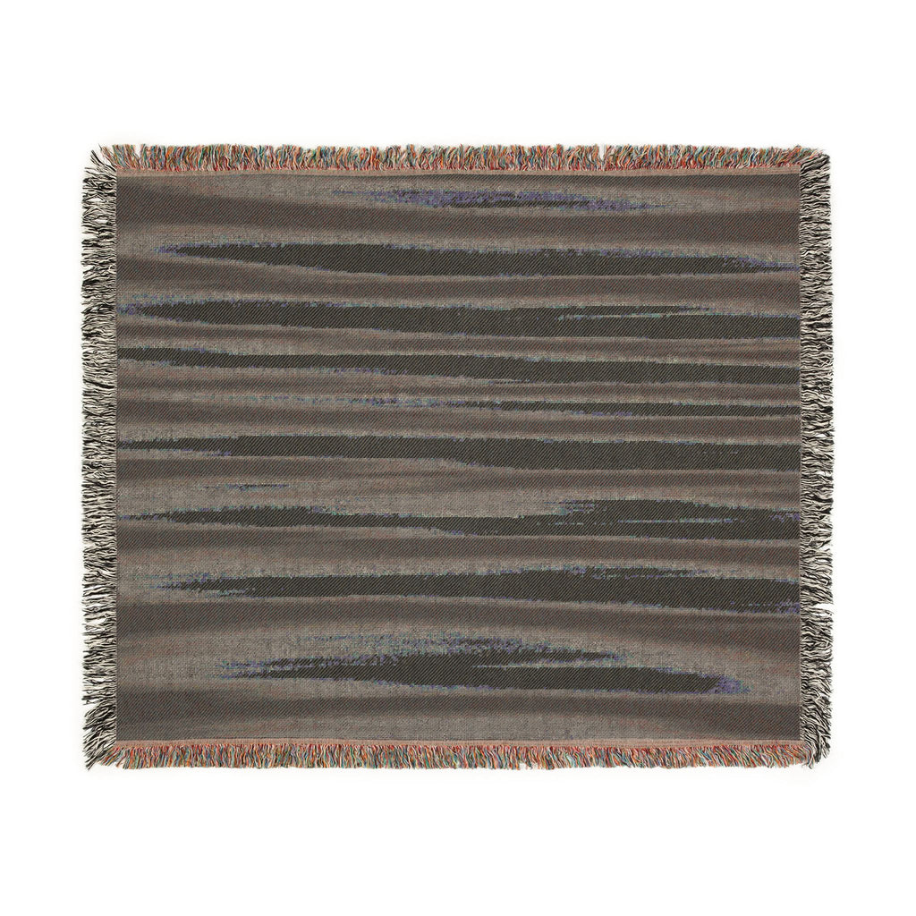 Grey Scale Woven Blanket — For Home & Relaxation