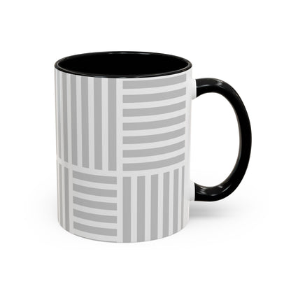 Light Grey Grid Mug (Multi-Size)