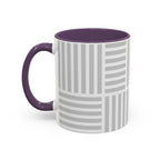 Light Grey Grid Mug (Multi-Size & Color)
