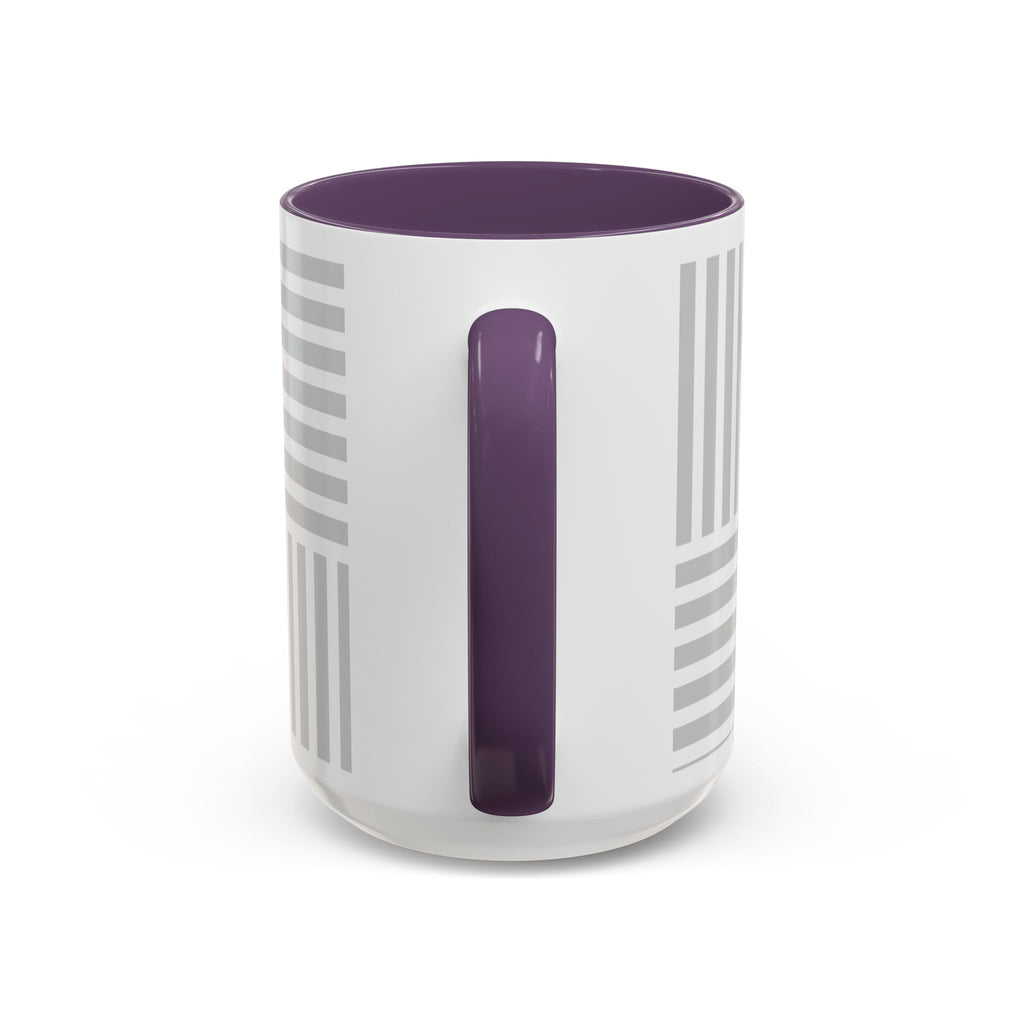 Light Grey Grid Mug (Multi-Size & Color)