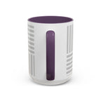 Light Grey Grid Mug (Multi-Size & Color)