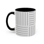 Light Grey Grid Mug (Multi-Size & Color)