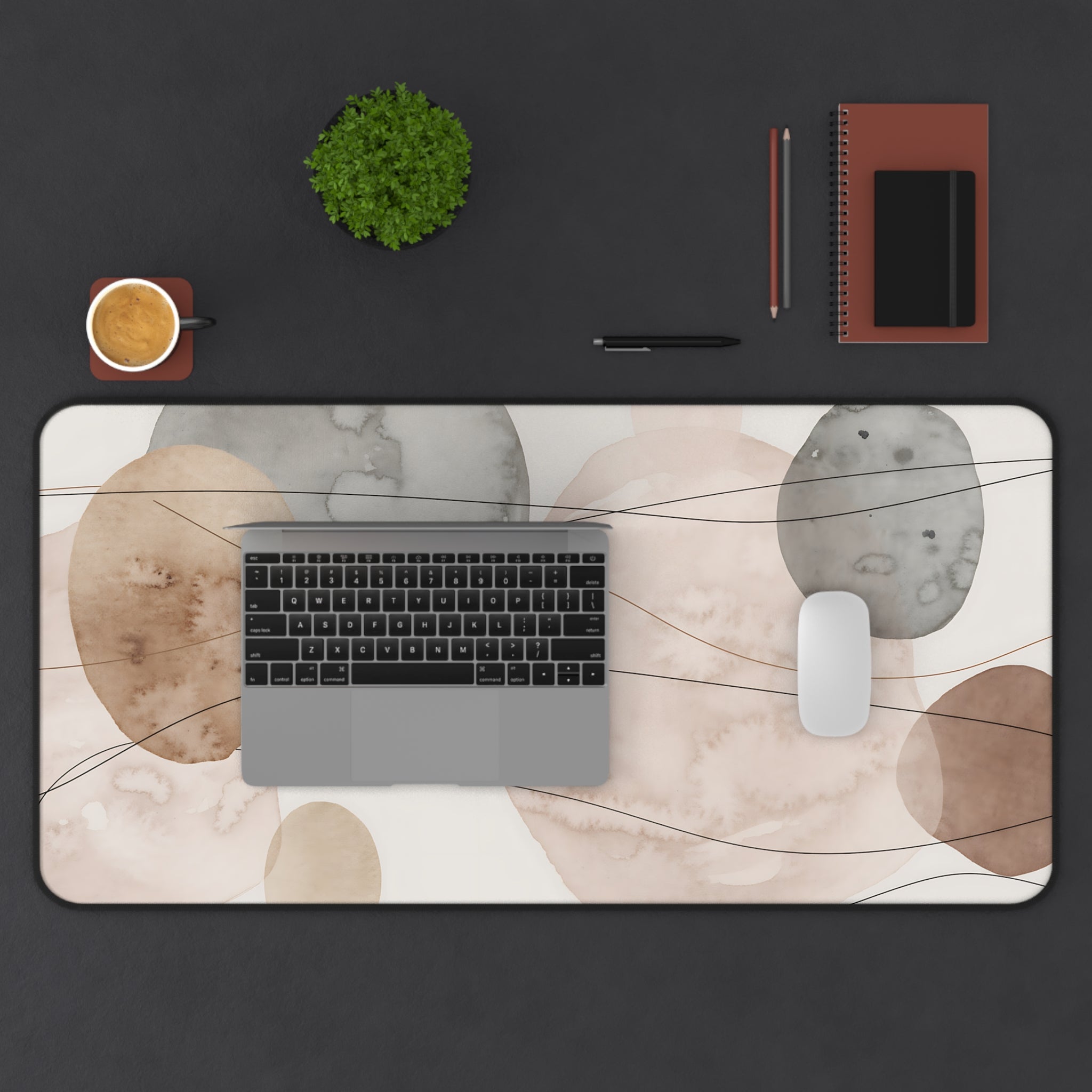Neutral Oat Office Surface Protector