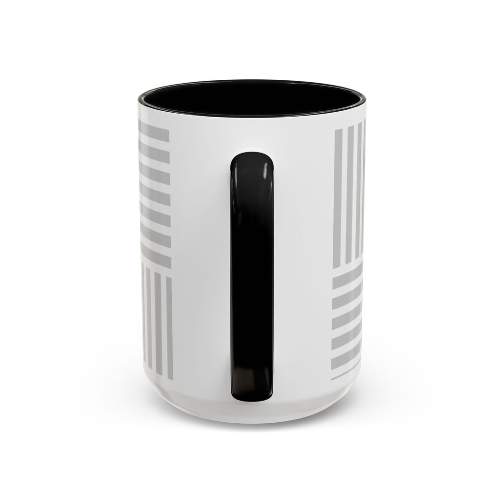 Light Grey Grid Mug (Multi-Size & Color)