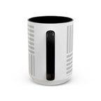 Light Grey Grid Mug (Multi-Size & Color)