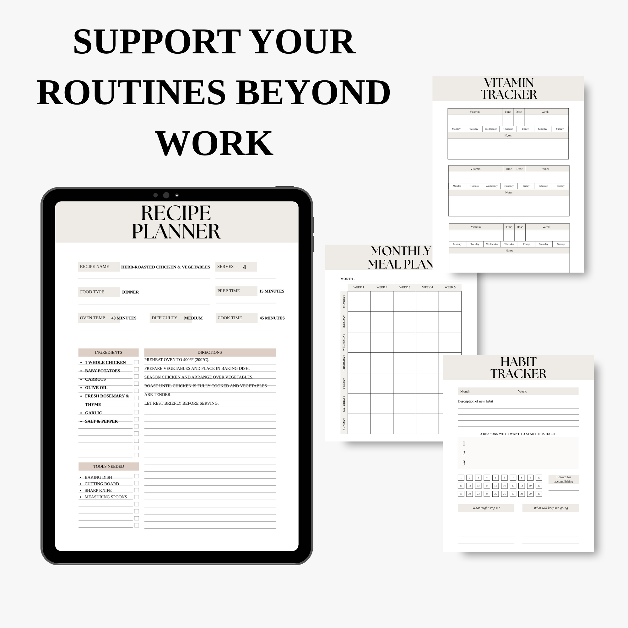 Personal Planner System