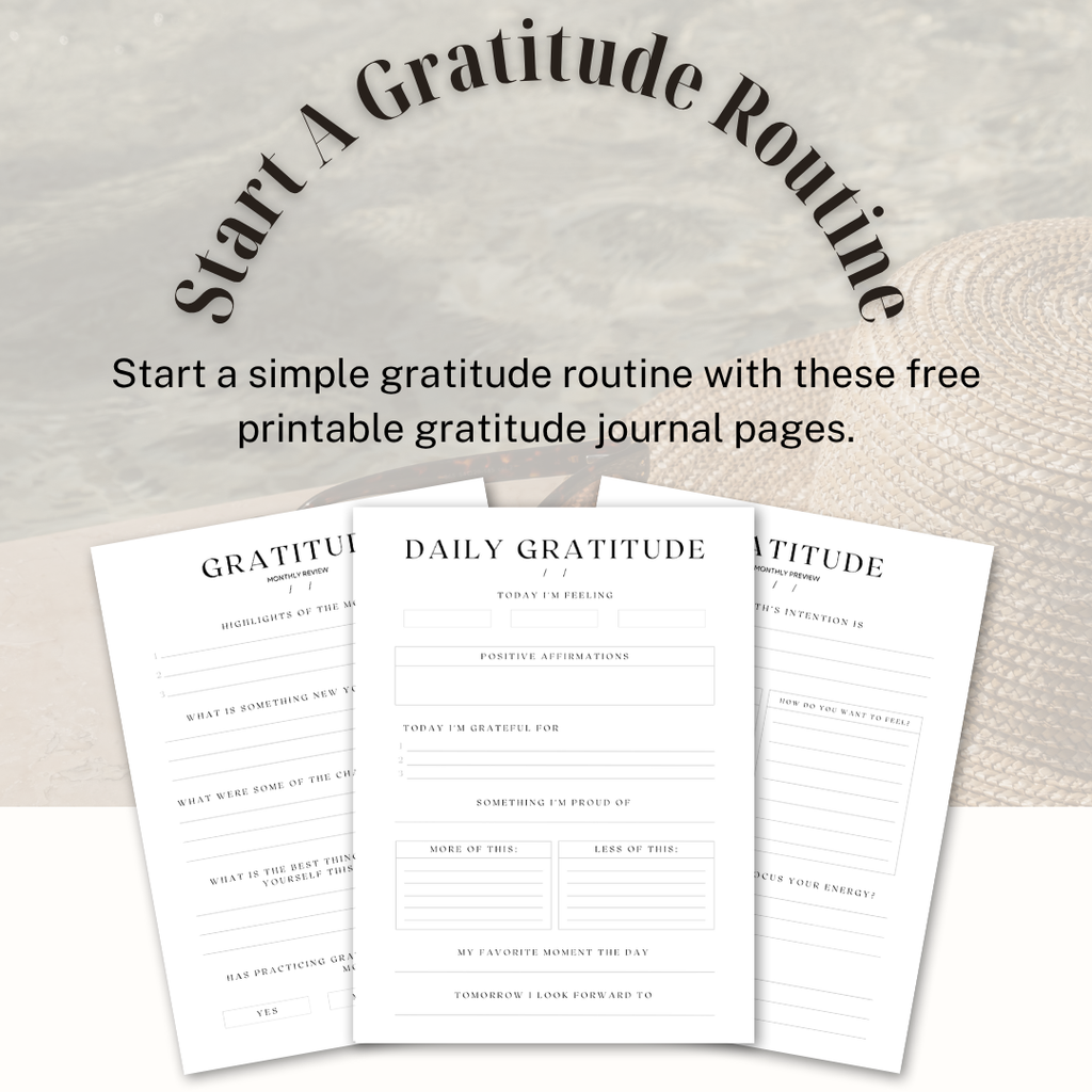 Gratitude Journal - Free Guide