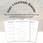 Gratitude Journal - Free Guide