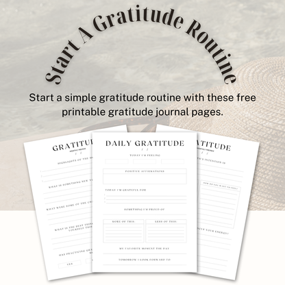 Gratitude Journal - Free Guide