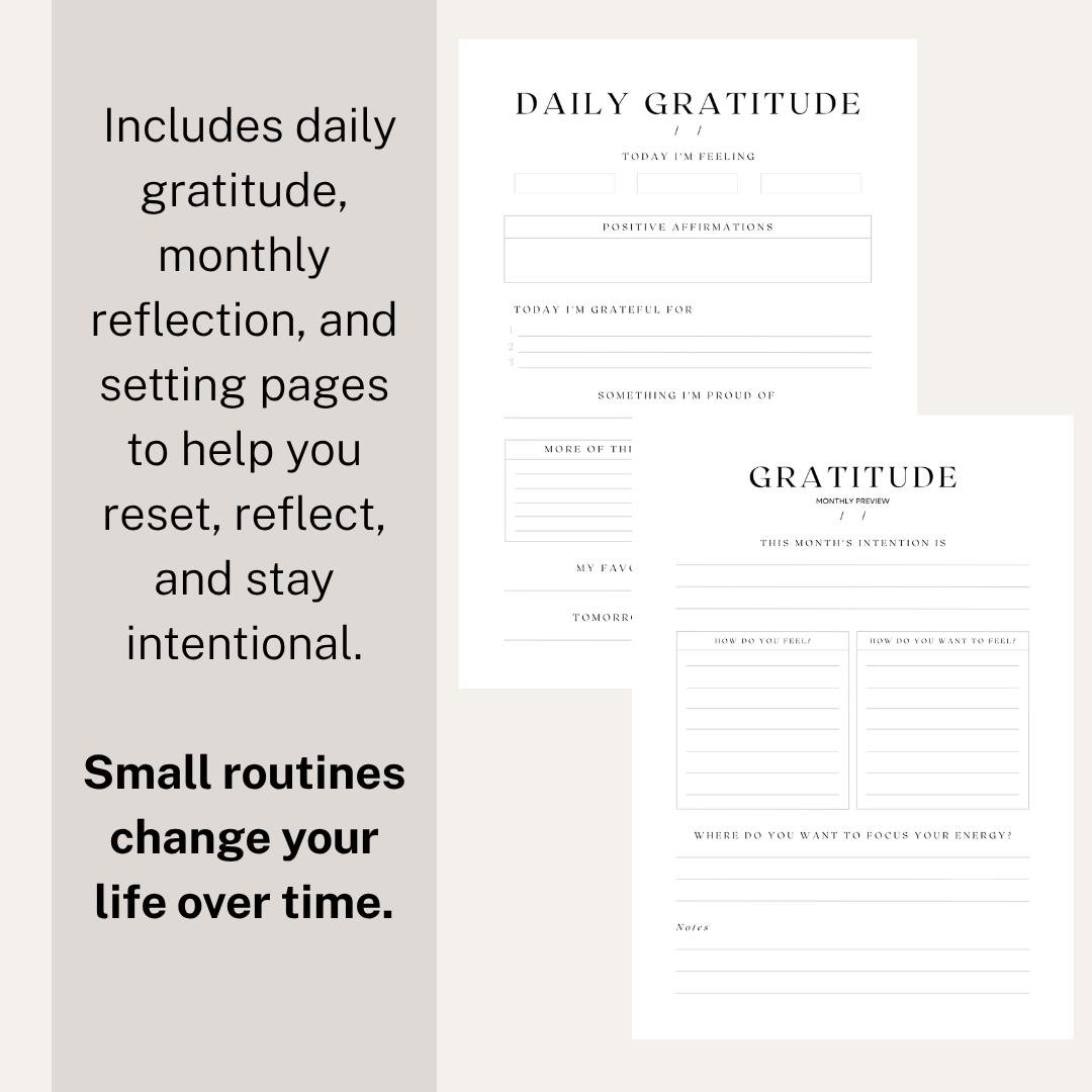 Gratitude Journal - Free Guide
