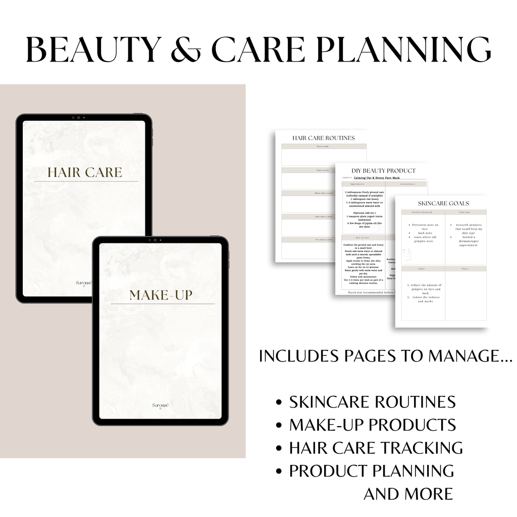 Self Care Planner
